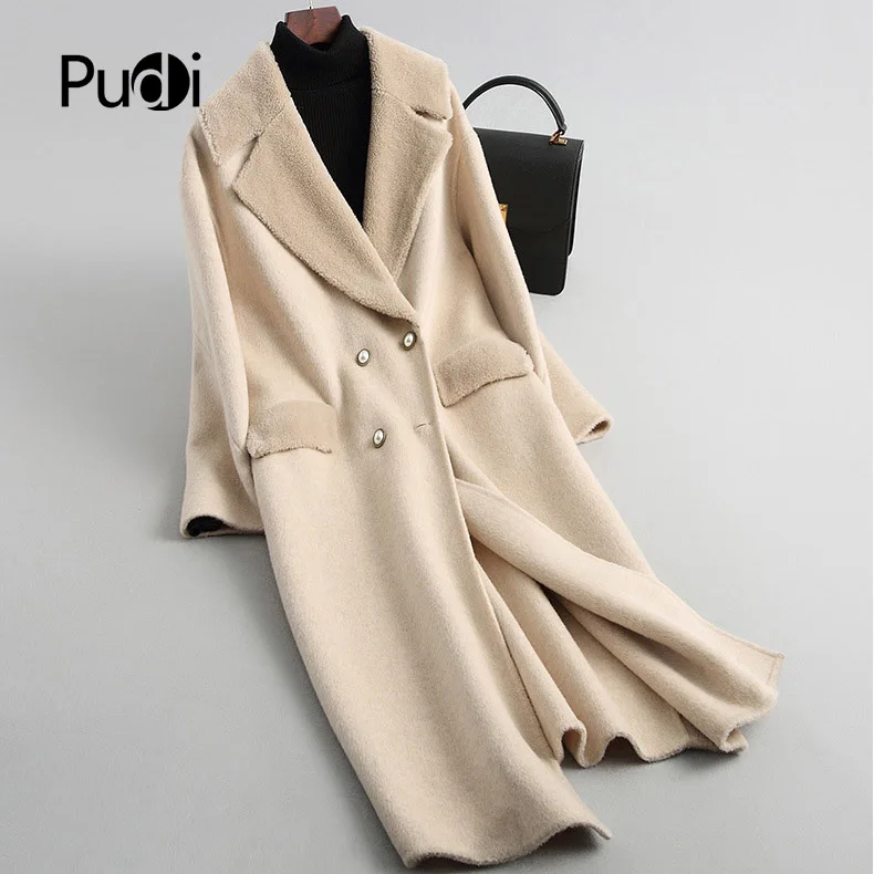 PUDI RO18125 2019 Women Fall Winter lady real wool suit jacket with lamb collar free style pocket leisure coat
PUDI RO18125 2019 Women Fall Winter lady real wool suit jacket with lamb collar free style pocket leisure coat