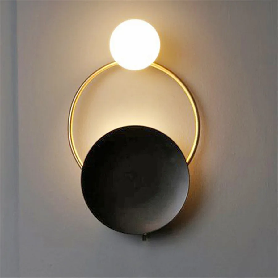 Thrisdar Creative Art LED Wall Lamps Hotel Aisle bedroom bedside Nordic LED Wall Lamps Restaurant Personality Ring Led Wall Lamp
Thrisdar Creative Art LED Wall Lamps Hotel Aisle bedroom bedside Nordic LED Wall Lamps Restaurant Personality Ring Led Wall Lamp