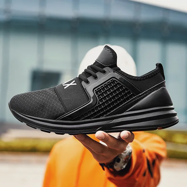 Mesh Shoes for Men Work out Lace Up Black Red Comfortable Light Weight Casual PU Sole New Fashion Style Brand Sapatos casuais
Mesh Shoes for Men Work out Lace Up Black Red Comfortable Light Weight Casual PU Sole New Fashion Style Brand Sapatos casuais