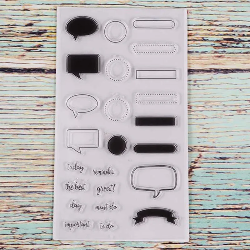 Dialogue box Transparent clear stamp for DIY Scrapbooking/Card Making/Kids Christmas Fun Decoration Supplies
Dialogue box Transparent clear stamp for DIY Scrapbooking/Card Making/Kids Christmas Fun Decoration Supplies