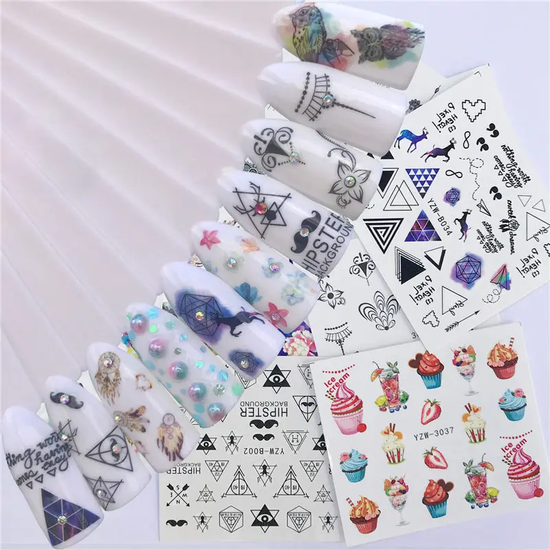10 Styles Nail Art Stickers Nail Decals Decoration Apple/ Cartoon / Small fresh flower Adhesive Colorful Tip DIY Label Manicure
10 Styles Nail Art Stickers Nail Decals Decoration Apple/ Cartoon / Small fresh flower Adhesive Colorful Tip DIY Label Manicure