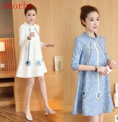 Maternity coat Pregnant women fall pregnant women large size M-XXL pregnant women cotton skirt loose pregnant women dress
Maternity coat Pregnant women fall pregnant women large size M-XXL pregnant women cotton skirt loose pregnant women dress