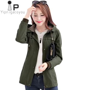 Khaki Windbreaker Women Overcoat Autumn 2020 Plus size slim ooded Short Trench Coat Women Fashion Casual Outerwear Clothes 4XL
Khaki Windbreaker Women Overcoat Autumn 2020 Plus size slim ooded Short Trench Coat Women Fashion Casual Outerwear Clothes 4XL