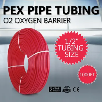 1/2" x1000ft Pex Tubing Oxygen Barrier EVOH Red 1000ft Heating with Free Cutter
1/2" x1000ft Pex Tubing Oxygen Barrier EVOH Red 1000ft Heating with Free Cutter