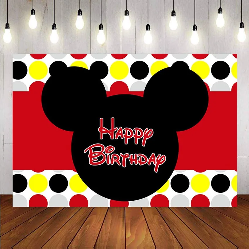 NeoBack Cartoon Mickey Mouse Custom Photography background Studio Newborn First Birthday Party Banner Photo Backdrops
NeoBack Cartoon Mickey Mouse Custom Photography background Studio Newborn First Birthday Party Banner Photo Backdrops