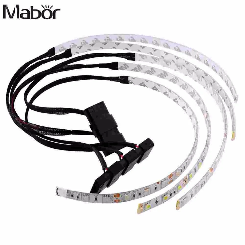 60CM Bright Flexible 18 5050 LED Case Strip Light For PC Computer Decor Decoration DC12V Waterproof
60CM Bright Flexible 18 5050 LED Case Strip Light For PC Computer Decor Decoration DC12V Waterproof