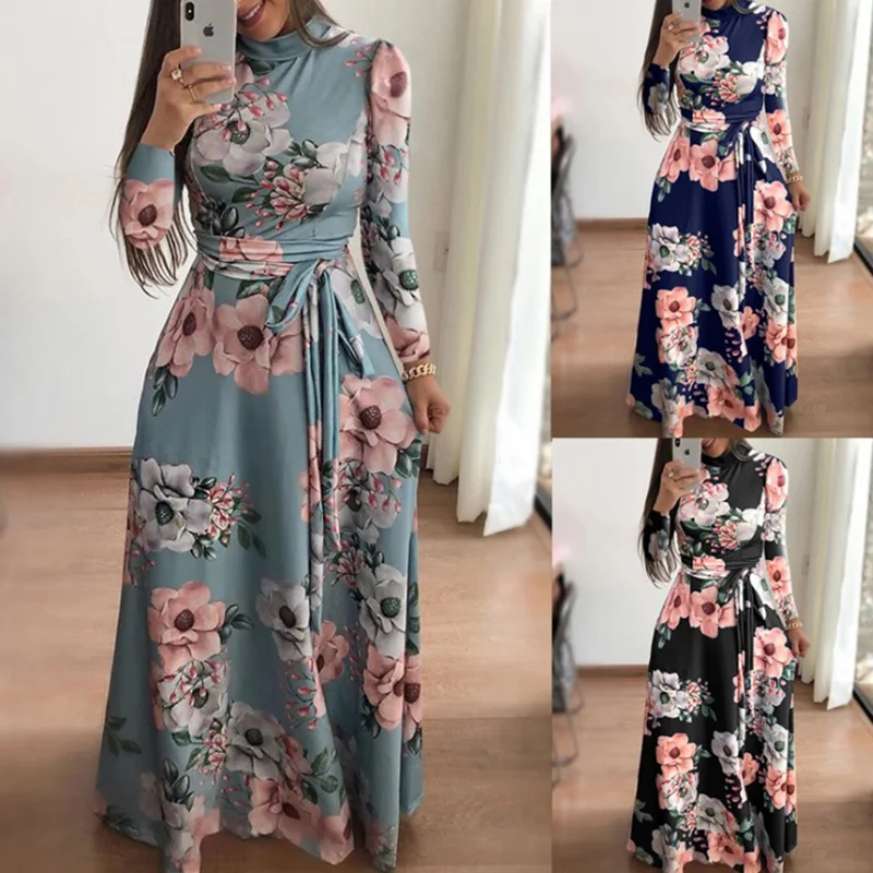Women Long Dress 2019 Robe Longue Femme Boho Beach Sundress Tunic Floral Maxi Dress Womens Bandage Party Vestidos Plus Size 3XL
Women Long Dress 2019 Robe Longue Femme Boho Beach Sundress Tunic Floral Maxi Dress Womens Bandage Party Vestidos Plus Size 3XL