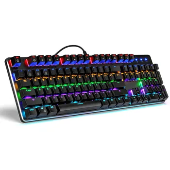 OfficeRK935 Gaming Mechanical Gamer Keyboard Russian Layout Rainbow LED Backlit Backlight Blue Switch 104 keys Anti-Ghosting LOL
OfficeRK935 Gaming Mechanical Gamer Keyboard Russian Layout Rainbow LED Backlit Backlight Blue Switch 104 keys Anti-Ghosting LOL