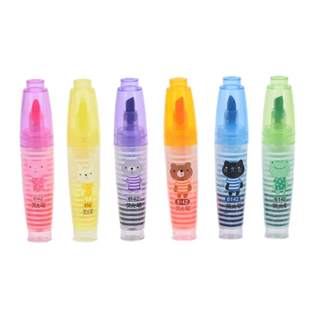 Funny Kawaii Mini Highlighter Creative Lovely Cartoon Direct Liquid Colorful Highlighter Pen Stationery 6 Pcs/lot
Funny Kawaii Mini Highlighter Creative Lovely Cartoon Direct Liquid Colorful Highlighter Pen Stationery 6 Pcs/lot