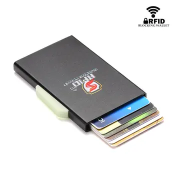 BISI GORO NEW Aluminum Card Holder Back Pocket Smart Wallet RFID Blocking Slim Metal Wallet Automatic Credit Card Coin Purse
BISI GORO NEW Aluminum Card Holder Back Pocket Smart Wallet RFID Blocking Slim Metal Wallet Automatic Credit Card Coin Purse