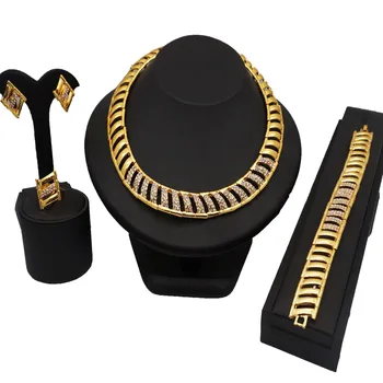new design gold fashion jewelry sets african wedding jewelry sets big jewelry set women necklace
new design gold fashion jewelry sets african wedding jewelry sets big jewelry set women necklace