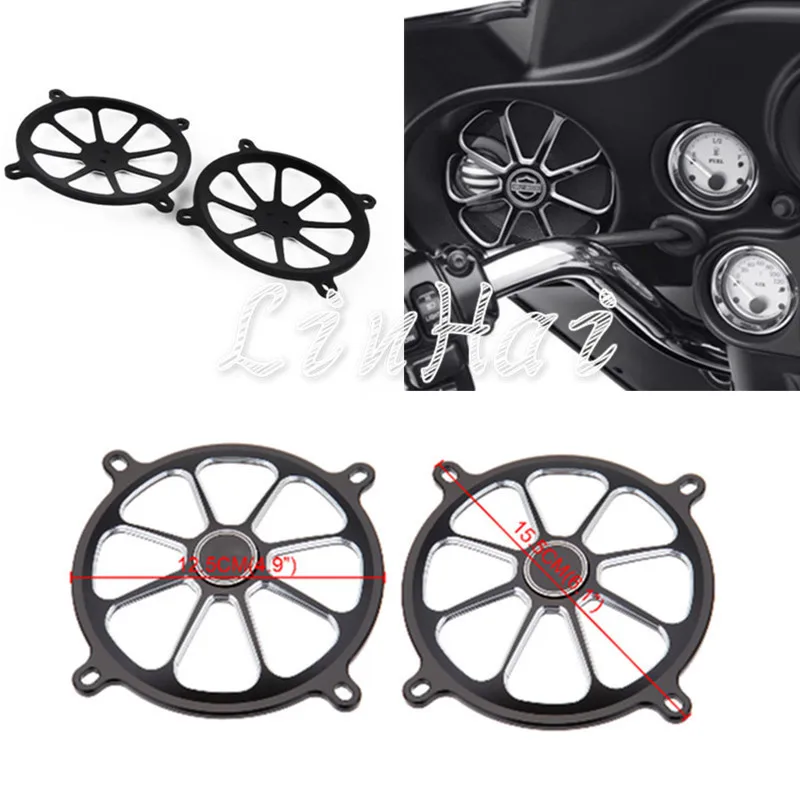 Motorcycle Billet Aluminum Audio Fairing Mount Speaker Grills Cover With Screw Fit For Harley Touring GLIDE 1996-2013
Motorcycle Billet Aluminum Audio Fairing Mount Speaker Grills Cover With Screw Fit For Harley Touring GLIDE 1996-2013