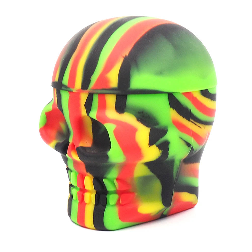 Glossy 500ml skull silicone container, silicone non stick silicone dab container for wax storage jar , smooth gel box skull
Glossy 500ml skull silicone container, silicone non stick silicone dab container for wax storage jar , smooth gel box skull