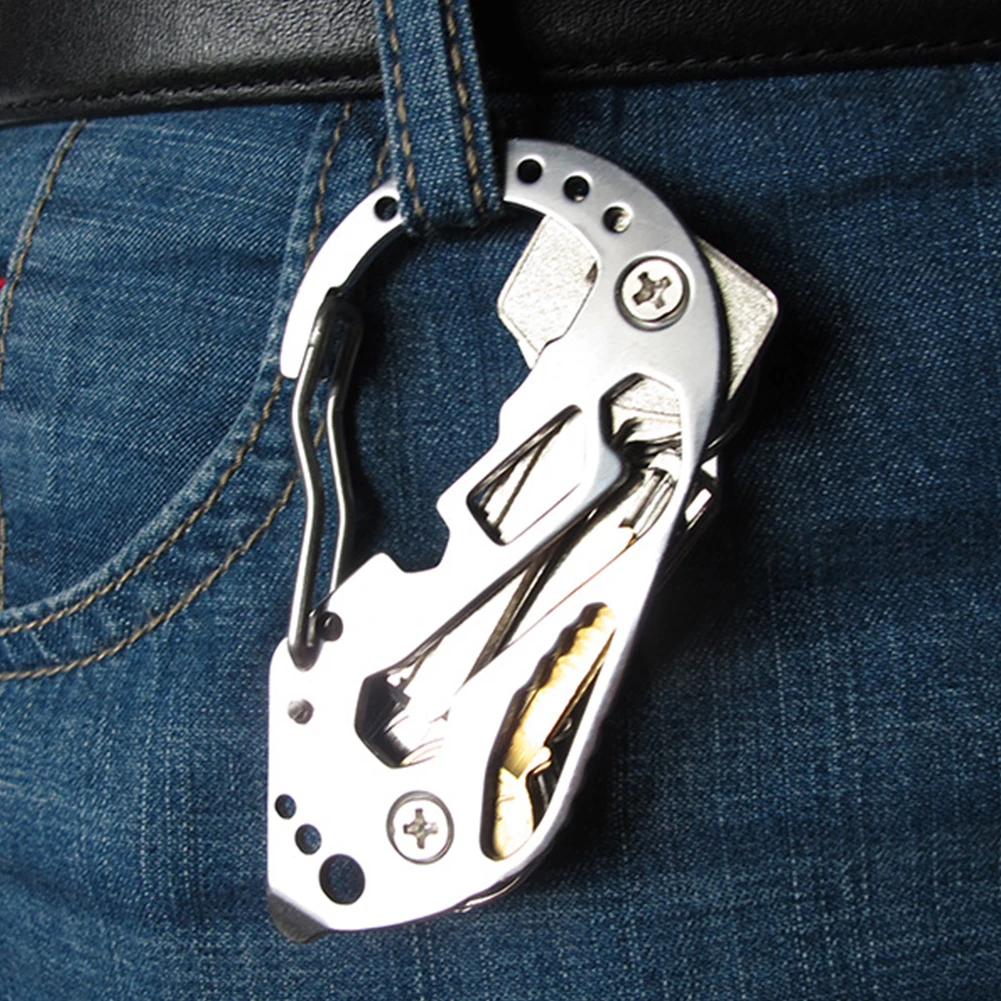 Multifunction EDC tool stainless steel Key Holder Organizer Clip Folder Keyring Keychain Case Outdoor Survival travel tool
Multifunction EDC tool stainless steel Key Holder Organizer Clip Folder Keyring Keychain Case Outdoor Survival travel tool