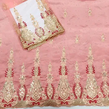 2019 High Quality African Lace Fabric Emerald green French Net Embroidery Sequin Tulle Lace Fabric For Nigerian party Dress PINK
2019 High Quality African Lace Fabric Emerald green French Net Embroidery Sequin Tulle Lace Fabric For Nigerian party Dress PINK