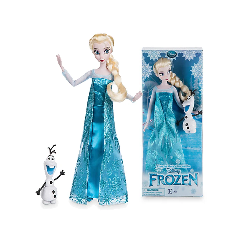 DISNEY Store Original princess Elsa Classic princess Doll with Olaf Figure ice queen toy
DISNEY Store Original princess Elsa Classic princess Doll with Olaf Figure ice queen toy
