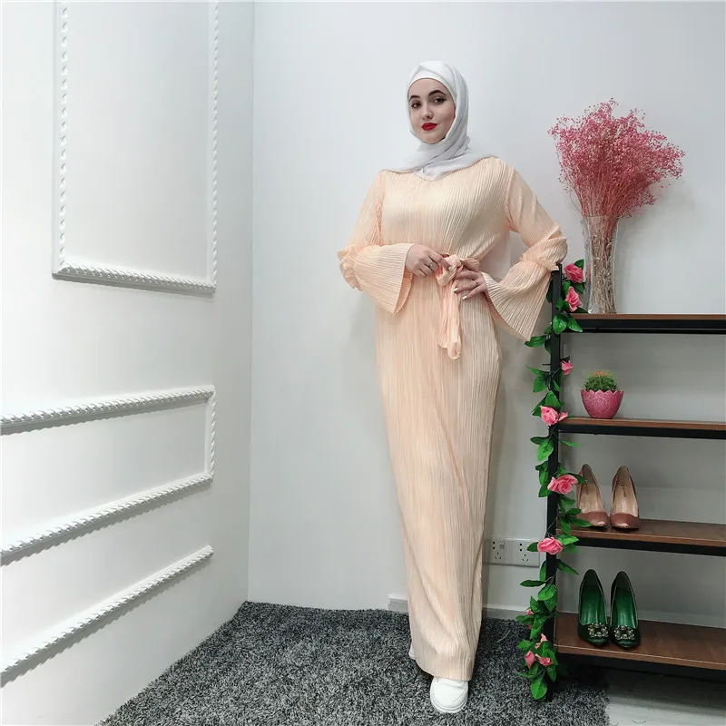 Pleated Vestidos Ramadan Tesettur Elbise Kaftan Abaya Arabic Islamic Muslim Maxi Dress Caftan Marocain Hijab Dresses Robe Femme
Pleated Vestidos Ramadan Tesettur Elbise Kaftan Abaya Arabic Islamic Muslim Maxi Dress Caftan Marocain Hijab Dresses Robe Femme
