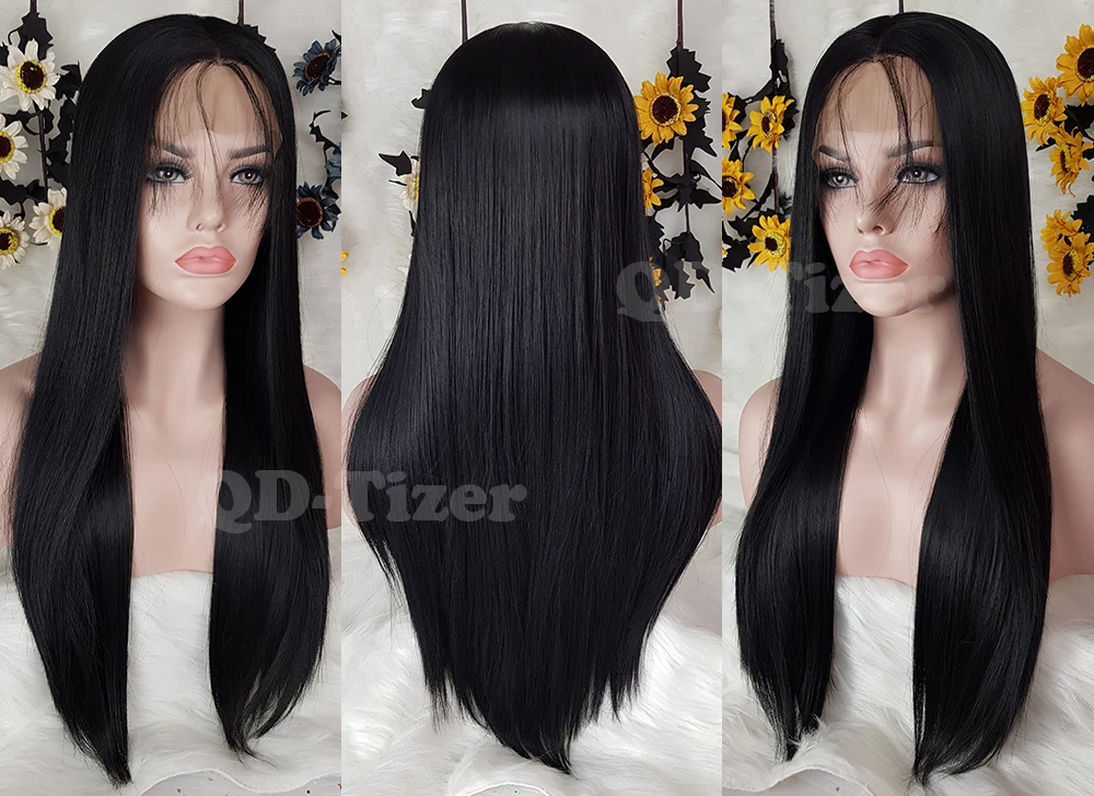 synthetic lace front wig1