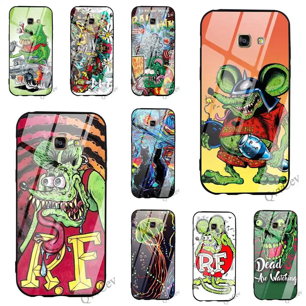 Colorful Tales of the Rat Fink Tempered Glass Phone Cover for Samsung S10 Case S7 Edge Note 8 9 Galaxy S8 S9 Plus Back
Colorful Tales of the Rat Fink Tempered Glass Phone Cover for Samsung S10 Case S7 Edge Note 8 9 Galaxy S8 S9 Plus Back