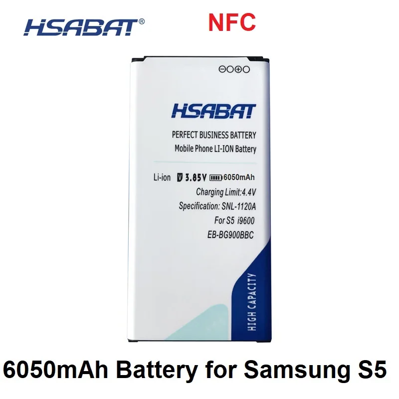 HSABAT 6250mAh EB-BG900BBC Battery for Samsung galaxy S5 i9600 NFC i9602 i9605 G900F G900T G9008 G9009D G9009W G9006W G900P
HSABAT 6250mAh EB-BG900BBC Battery for Samsung galaxy S5 i9600 NFC i9602 i9605 G900F G900T G9008 G9009D G9009W G9006W G900P