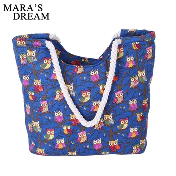 Mara's Dream Fashion Women Shoulder Bag Canvas Printed Owl Beach Bag Candy Color Shopping Big Capacity Zipper Handbag Women
Mara's Dream Fashion Women Shoulder Bag Canvas Printed Owl Beach Bag Candy Color Shopping Big Capacity Zipper Handbag Women