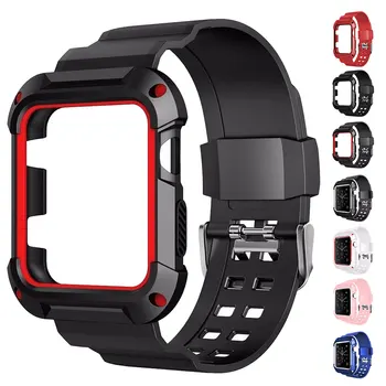 New Smartwatch Fitness Bracelet TPU Straps for Apple 1 2 3 All-inclusive Button Protection Smart Watch Wristband For Apple Watch
New Smartwatch Fitness Bracelet TPU Straps for Apple 1 2 3 All-inclusive Button Protection Smart Watch Wristband For Apple Watch