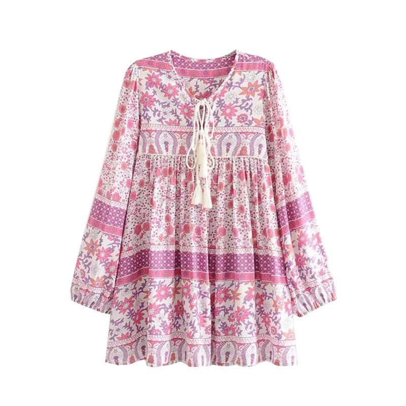 GYPSY Boho Chic Summer Tops Vintage Floral Print Blouses Women Fashion Lantern Sleeve Lace Up Tassel Beach Shirts Blusas Mujer
GYPSY Boho Chic Summer Tops Vintage Floral Print Blouses Women Fashion Lantern Sleeve Lace Up Tassel Beach Shirts Blusas Mujer