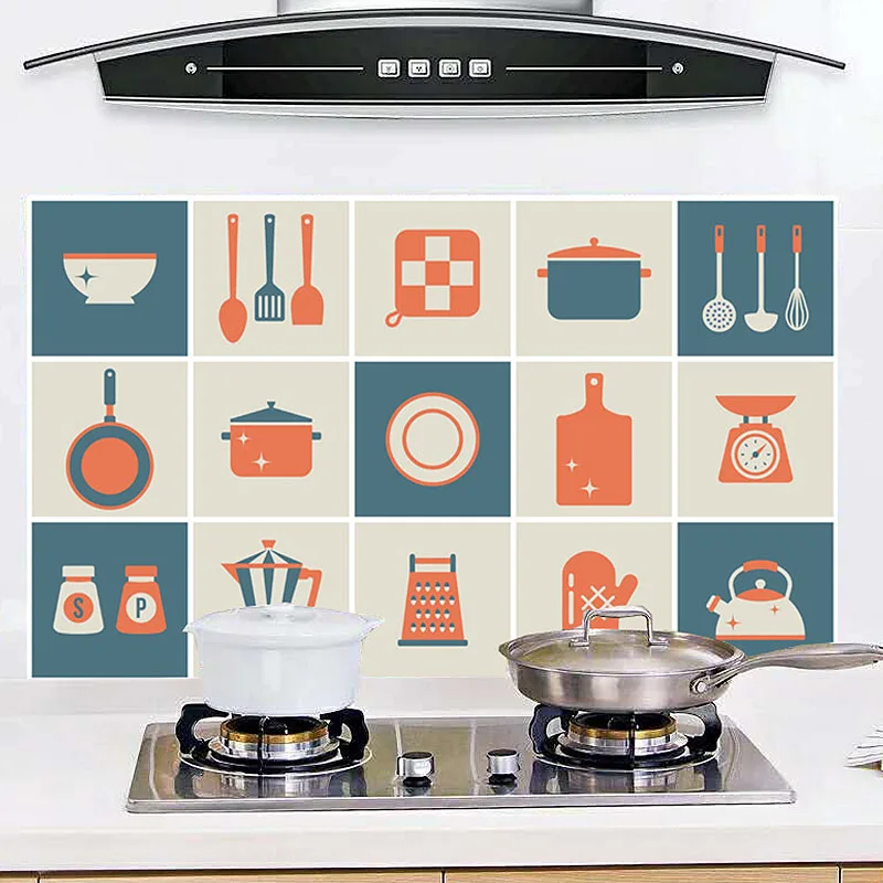 Cartoon 1PC Wall Sticker Hot Sale Waterproof Oil Resistance High Temperature Resistance With Glue 45*75cm Kitchen Accessories
Cartoon 1PC Wall Sticker Hot Sale Waterproof Oil Resistance High Temperature Resistance With Glue 45*75cm Kitchen Accessories