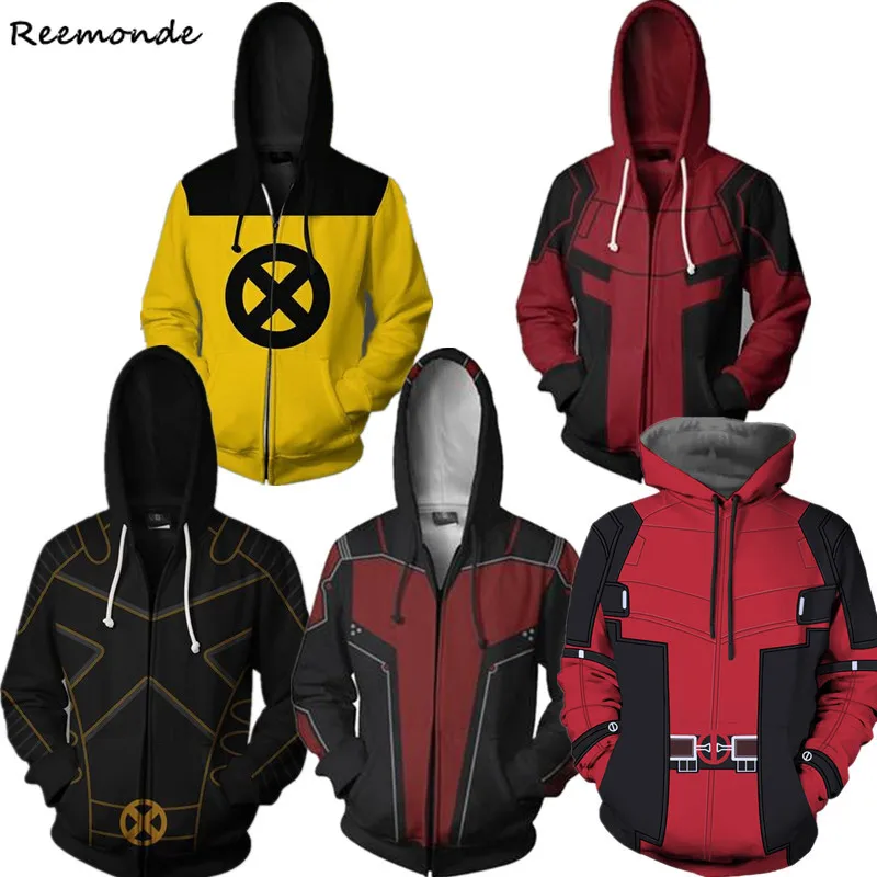 Movie Deadpool X-Men Hoodies Cosplay Costume Spider-Man Sweatshirts Sportswear The Avengers Hooded sweater Cosplay For Men Boys
Movie Deadpool X-Men Hoodies Cosplay Costume Spider-Man Sweatshirts Sportswear The Avengers Hooded sweater Cosplay For Men Boys