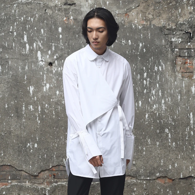 XS-6XL! 2018 New men's clothing Hair Stylist Original fashion Catwalk Loose Ribbon long sleeve long Shirt plus size costumes
XS-6XL! 2018 New men's clothing Hair Stylist Original fashion Catwalk Loose Ribbon long sleeve long Shirt plus size costumes