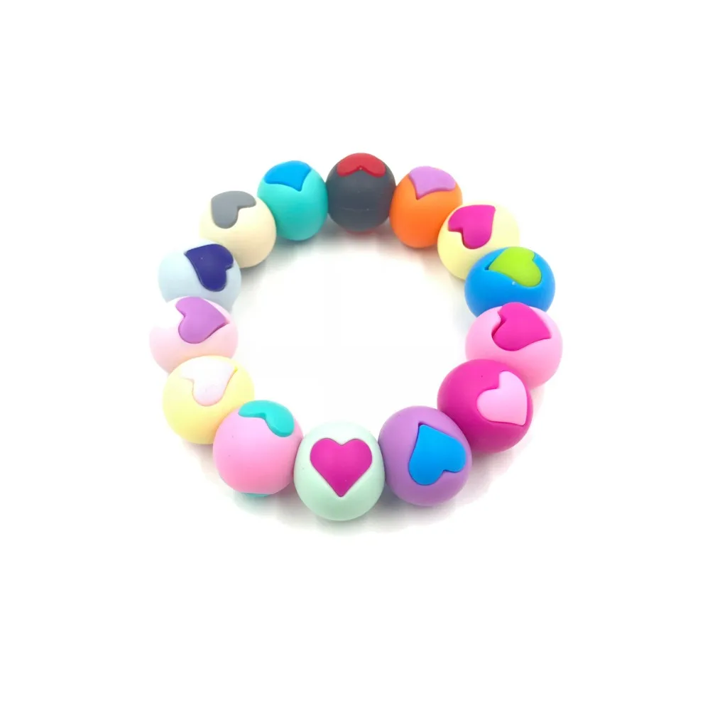 5pcs Silicone Heart Shape Beads Food Grade Teething Accessories Baby Shower Toys Necklace Bracelet Baby Teether
5pcs Silicone Heart Shape Beads Food Grade Teething Accessories Baby Shower Toys Necklace Bracelet Baby Teether