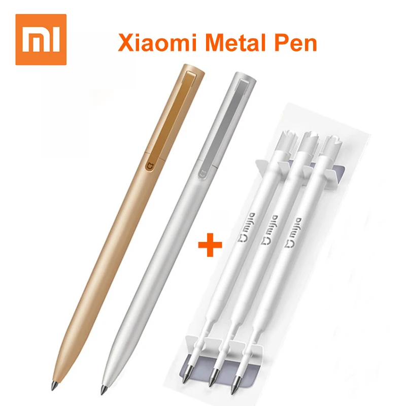 100% Original Xiaomi Mijia Metal Sign Pens MI Pens 0.5mm Signing Pens PREMEC Smooth Switzerland Refill MiKuni Japan black Ink
100% Original Xiaomi Mijia Metal Sign Pens MI Pens 0.5mm Signing Pens PREMEC Smooth Switzerland Refill MiKuni Japan black Ink