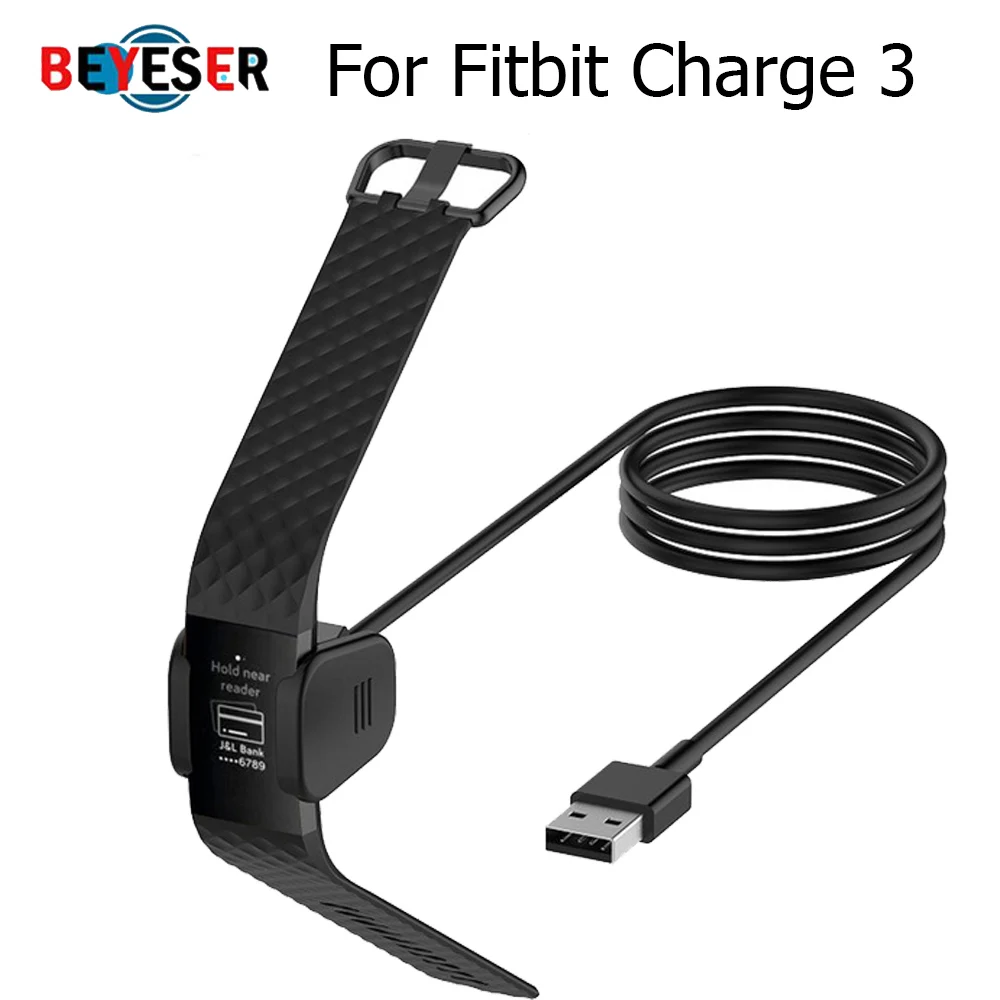 

Replaceable USB Charger For Fitbit Charge3 Smart Bracelet USB Charging Cable for Fitbit Charge 3 Wristband Dock Adapter charger