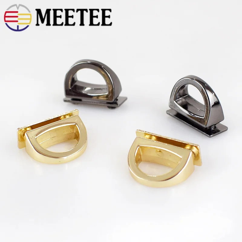 Meetee 14mm Metal D Ring Bag Side Clip Buckles Screw Handbag Chain Hang Buckle DIY Hardware Parts Strap Clasps Accessories
Meetee 14mm Metal D Ring Bag Side Clip Buckles Screw Handbag Chain Hang Buckle DIY Hardware Parts Strap Clasps Accessories