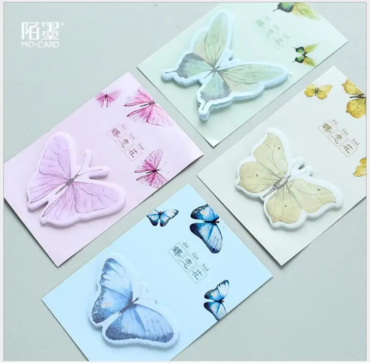 Korea beautiful memo pad butterfly Paper stickers Small diy note Sticky note Office Stationery School supplies WJ0442
Korea beautiful memo pad butterfly Paper stickers Small diy note Sticky note Office Stationery School supplies WJ0442