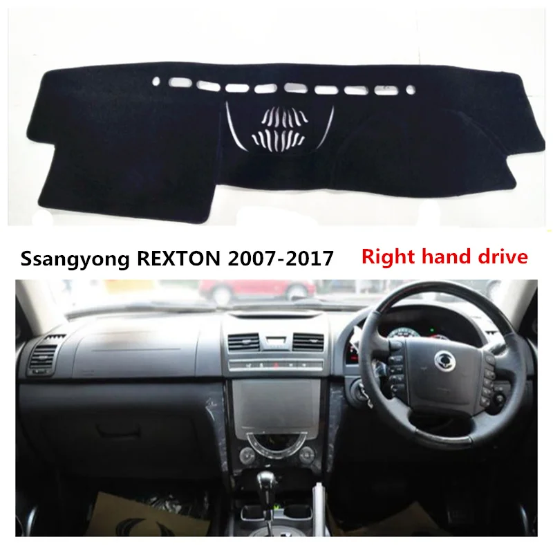 TAIJS right hand drive car dashboard protective cover for Ssangyong Rexton 2007-2017 Fashion Auto mat | Автомобили и мотоциклы