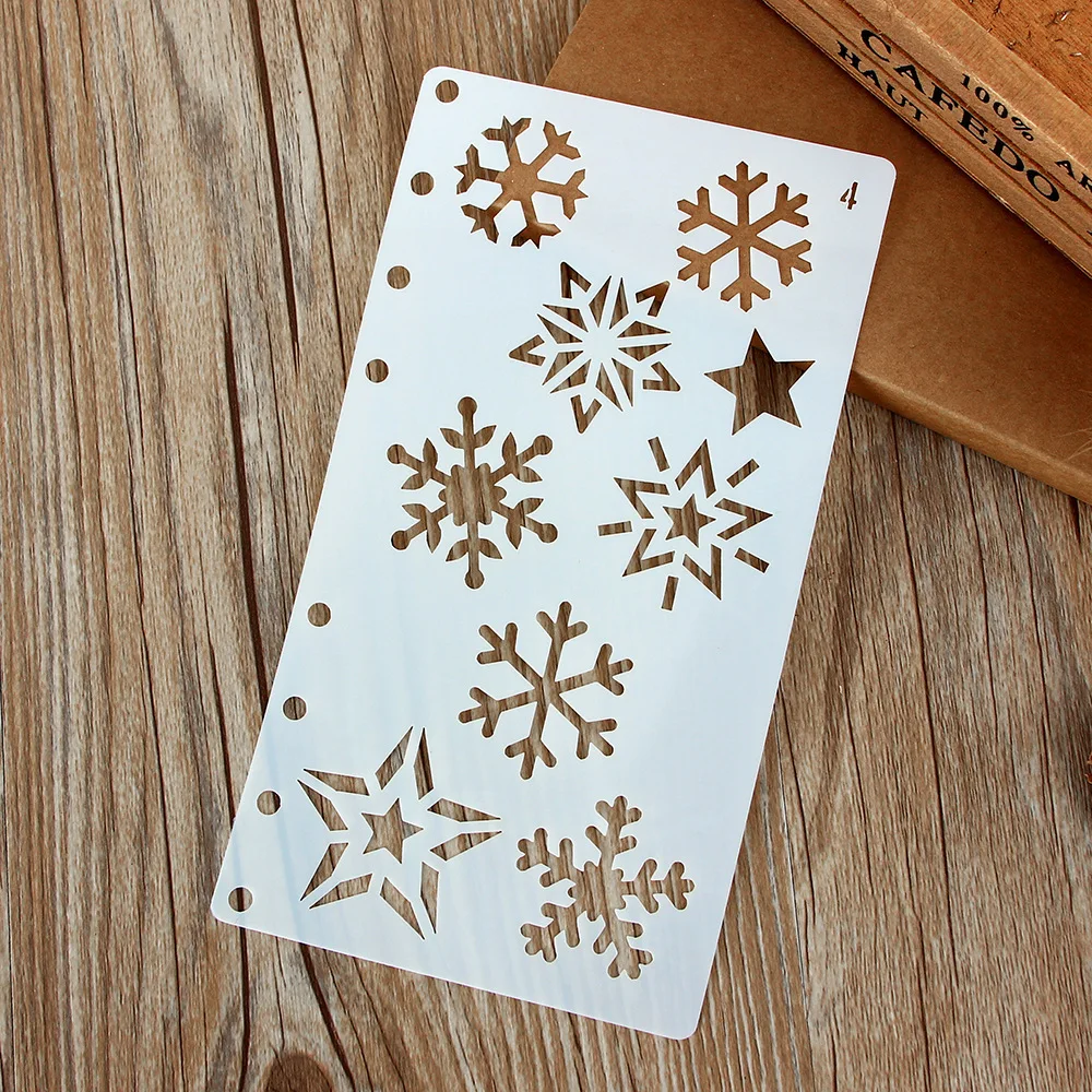 A6 Snowflake Snow DIY Craft Layering Stencils Wall Painting Scrapbooking Stamping Embossing Album Paper Card Template
A6 Snowflake Snow DIY Craft Layering Stencils Wall Painting Scrapbooking Stamping Embossing Album Paper Card Template