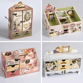 vintage mini diy storage box scrapbooking jewelry box drawer storage mini trinket organiser office
vintage mini diy storage box scrapbooking jewelry box drawer storage mini trinket organiser office
