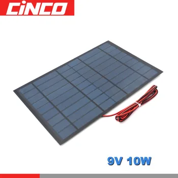Poly Panel Solar monocrystalline Silicon 9V 10Watt with 200cm extend cable DIY Battery Charger Module Solar Cell wire toy 10W
Poly Panel Solar monocrystalline Silicon 9V 10Watt with 200cm extend cable DIY Battery Charger Module Solar Cell wire toy 10W