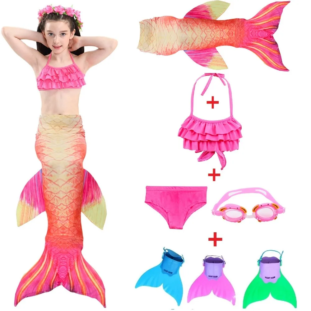 2018 New Baby Girls Swimming Mermaid Tail Bikini Set with Monofin Flipper Swimmable zeemeerminstaart met monofin for Kids
2018 New Baby Girls Swimming Mermaid Tail Bikini Set with Monofin Flipper Swimmable zeemeerminstaart met monofin for Kids