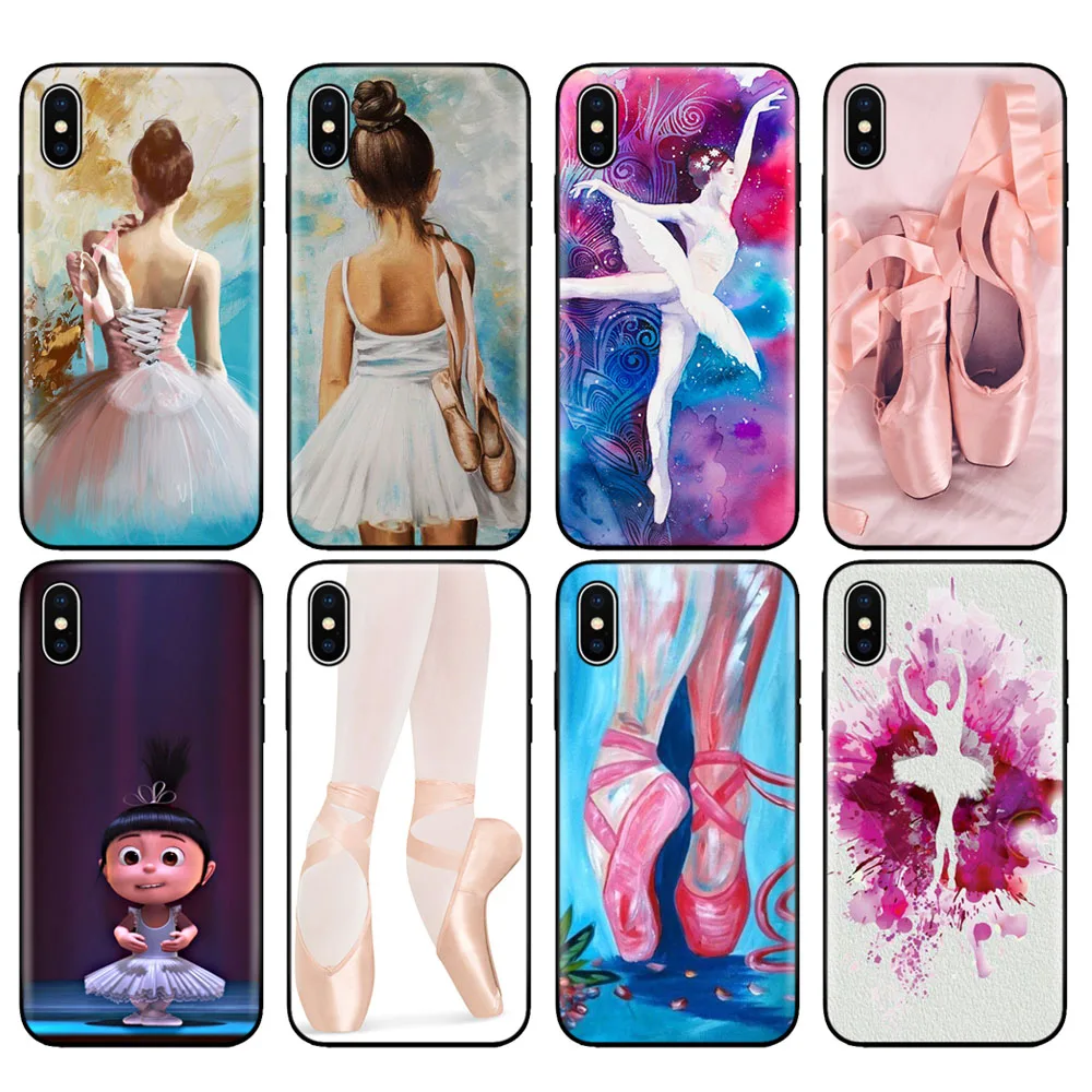 Black tpu case for iphone 5 5s se 6 6s 7 8 plus x 10 case silicone cover for iphone XR XS MAX case Ballet Dance Girl Ballerina
Black tpu case for iphone 5 5s se 6 6s 7 8 plus x 10 case silicone cover for iphone XR XS MAX case Ballet Dance Girl Ballerina