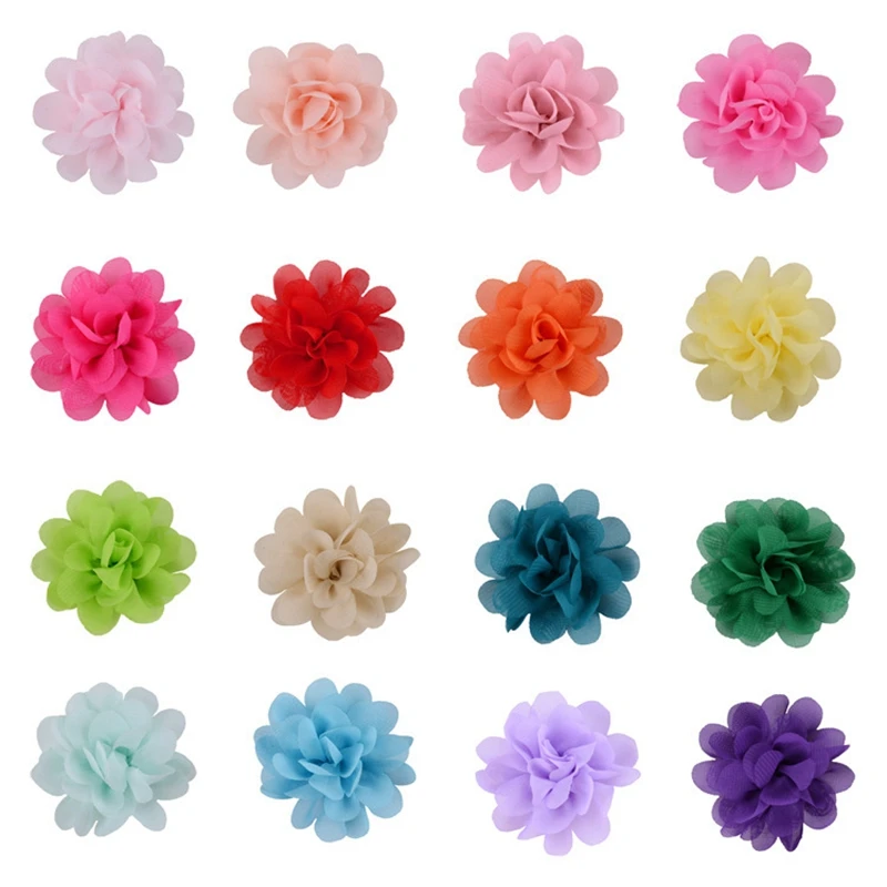 2" 20pcs/lot Chiffon Fabric Flowers for Diy Baby Girls Headband Hair Clips Handmade Clothes Caps Shoes Hair Accessories
2" 20pcs/lot Chiffon Fabric Flowers for Diy Baby Girls Headband Hair Clips Handmade Clothes Caps Shoes Hair Accessories