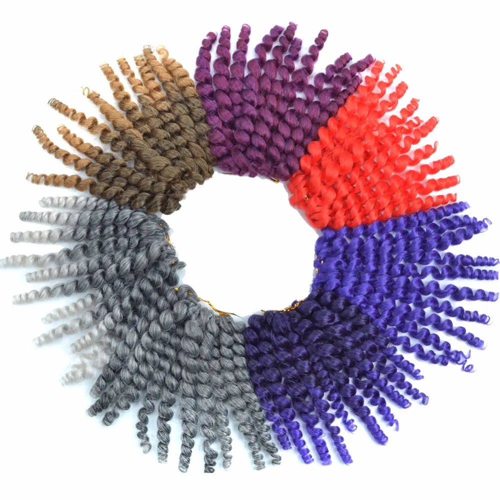 Chorliss 8'' 80g Jumpy Wand Curl Twist Crochet Braid Jamaican Bounce Synthetic Braiding Hair High Temperature Fiber TBrown Color
Chorliss 8'' 80g Jumpy Wand Curl Twist Crochet Braid Jamaican Bounce Synthetic Braiding Hair High Temperature Fiber TBrown Color