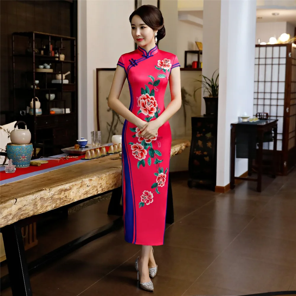 New Summer Chinese Traditional Women Rayon Qipao Mandarin Collar Cheongsam Novelty Chinese Formal Dress Plus Size M -- 5XL
New Summer Chinese Traditional Women Rayon Qipao Mandarin Collar Cheongsam Novelty Chinese Formal Dress Plus Size M -- 5XL