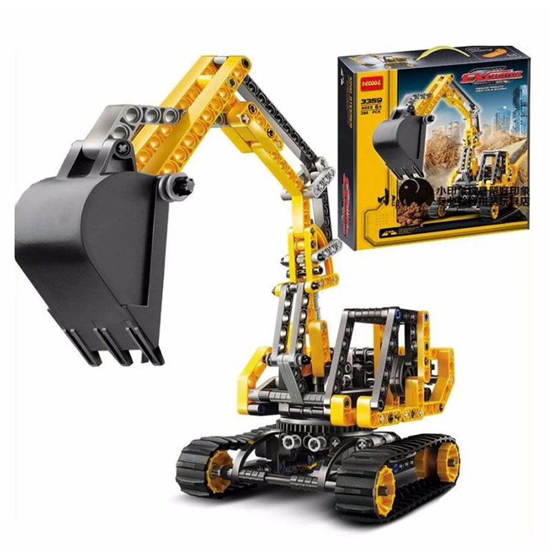 286Pcs Decool Track Mobile Excavator Building Blocks Series Site Bricks Toys Educational Crawler
286Pcs Decool Track Mobile Excavator Building Blocks Series Site Bricks Toys Educational Crawler