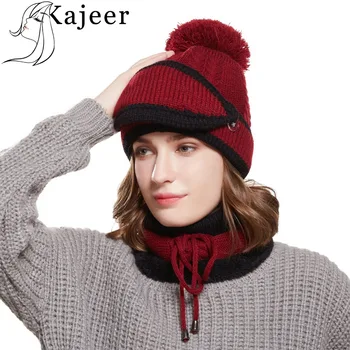 Knitted Winter Warm Hat Scarf Face Mask Set Women Thick Cotton Beanies Scarf Female Knitted Fashion Wool Winter Accessories
Knitted Winter Warm Hat Scarf Face Mask Set Women Thick Cotton Beanies Scarf Female Knitted Fashion Wool Winter Accessories