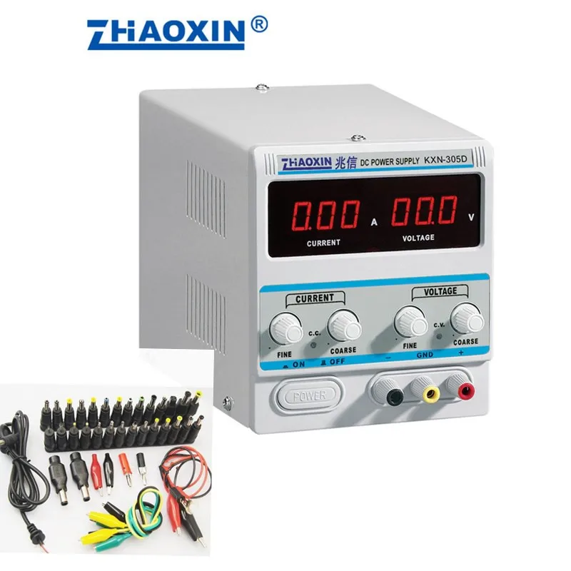 0 1 V 0.01A KXN-305D 30V 5A DC источник питания импульсный для ремонта ноутбука + 39pcs