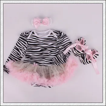 3PCs per Set Infant Tulle Romper Zebra Baby Girls Long Sleeves Tutu Dress Headband Shoes for 0-12months Free Shipping
3PCs per Set Infant Tulle Romper Zebra Baby Girls Long Sleeves Tutu Dress Headband Shoes for 0-12months Free Shipping