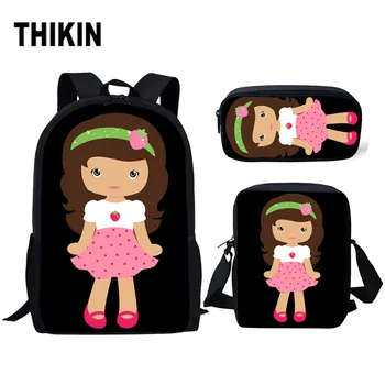 THIKIN Cute African American Black Queen Baby Printed School Backpack Children Kids School Bags 3pcs/set Schoolbag Satchel
THIKIN Cute African American Black Queen Baby Printed School Backpack Children Kids School Bags 3pcs/set Schoolbag Satchel