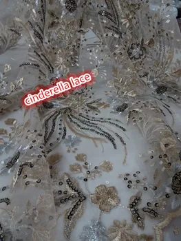 5 yards Nigeria Lace Fabric with sequins African Tulle French Fabric JIANXI.C-32261 Embroidered Tulle Fabric
5 yards Nigeria Lace Fabric with sequins African Tulle French Fabric JIANXI.C-32261 Embroidered Tulle Fabric